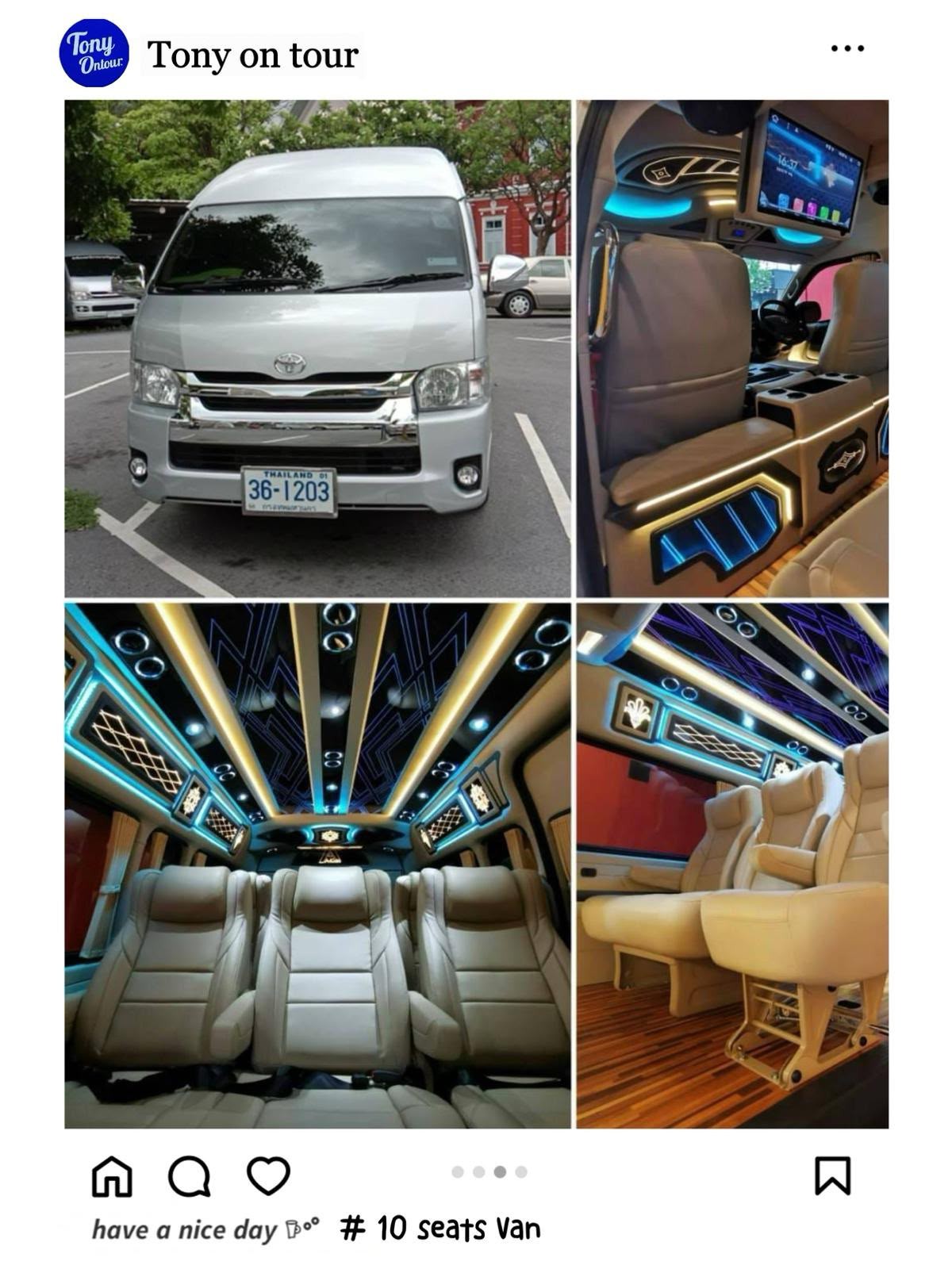 10 seats Van 廂型車包車